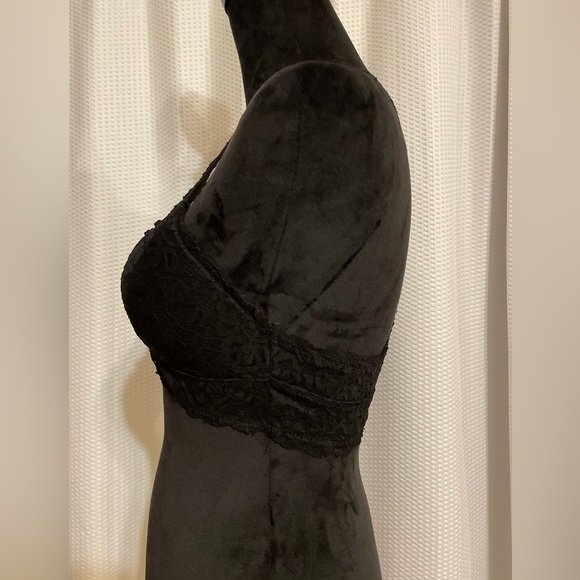 Wishlist black lace racerback bralette size medium - Picture 2 of 6